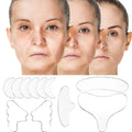 Private Label Disposable Ultra Thin Absorbent Silicone Anti Wrinkle Patches Forehead Eye Neck Chest Face Lift Self-Adhesive Pads