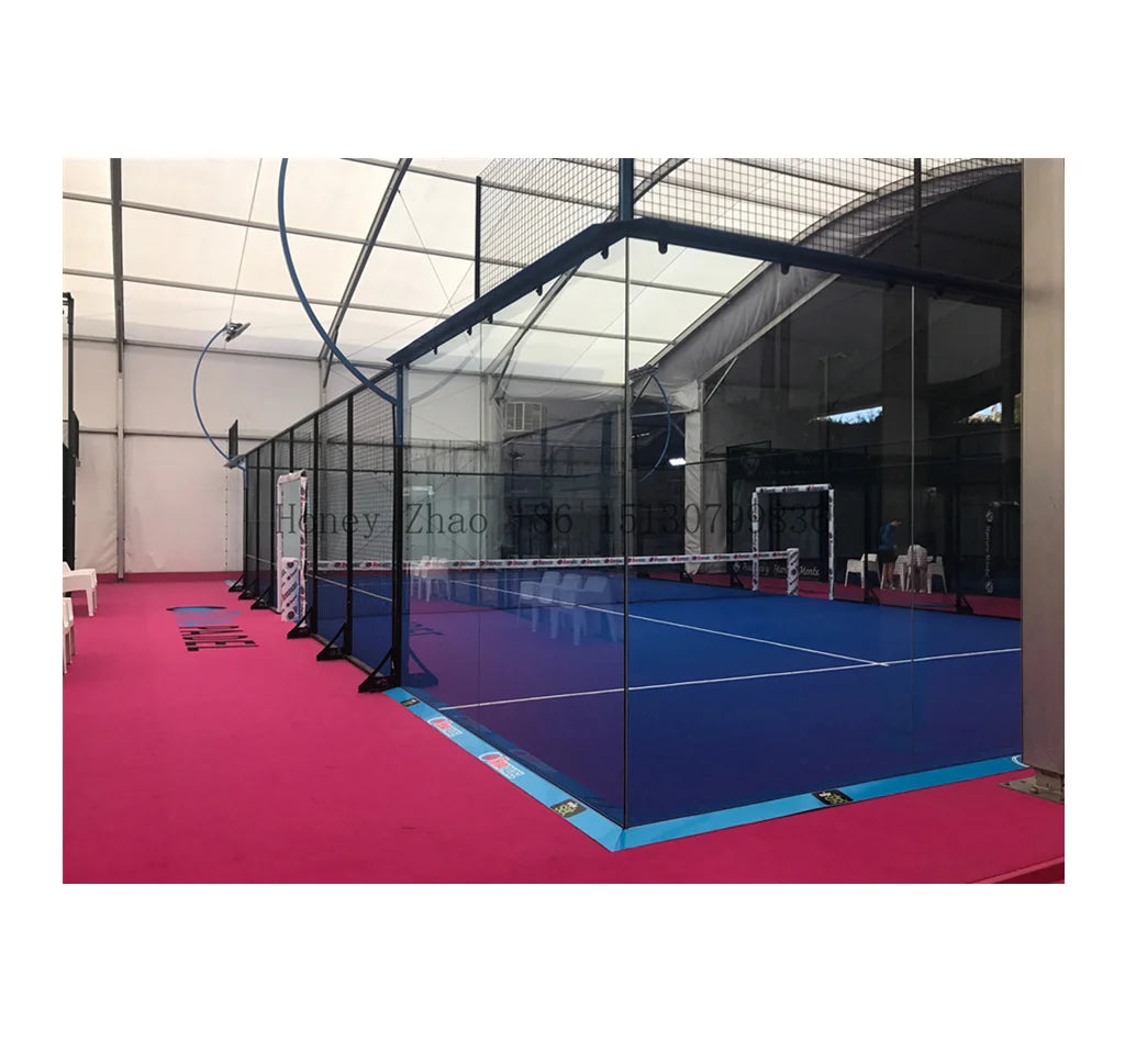 Outdoor Paddle Tennis Court Panoramic Sports Flooring Supplier for Padel Court