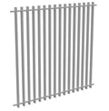 BaoChuan Newest Design Minimalist Black/Grey Galvanized Aluminum Vertical Fencing Elegant Garden Fence Trellis/Gate Eco-friendly