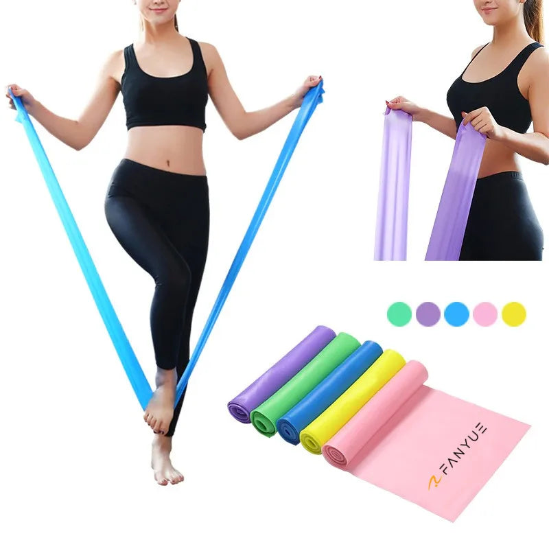 Eco Wise Fitness Resistance Stretch Band TPE / Latex Yoga Band Exercise Rubber Resistance Band Workout Fitness Theraband