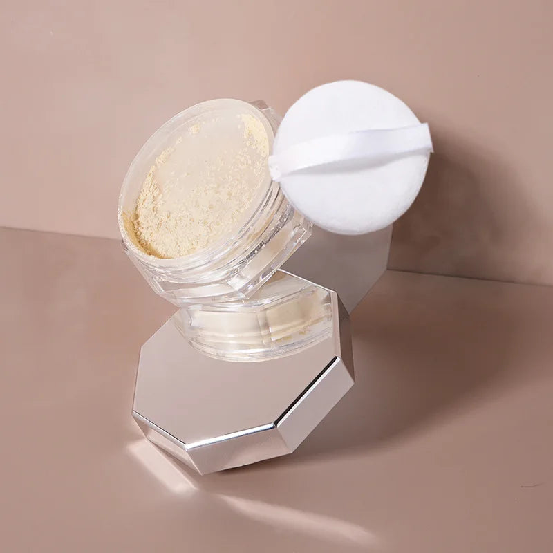 Custom Your Own logo High Quality Luxury Translucent Loose Setting Powder Makeup Oil Control Setting Mineral Powder