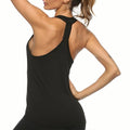 Custom Logo Printing Womens Racer Back Tank Tops Sleeveless Ladies Fitness Sportswear Tank Tops