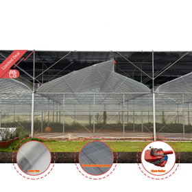 Stocked 24x40m Agriculture Tomato Green House Sawtooth Poly Tunnel Hothouse Tropical Greenhouse Serre Agricole