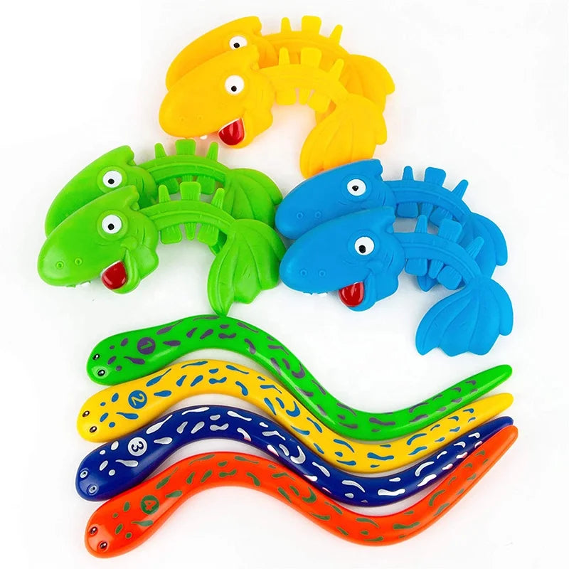 Customize Kids Underwater Swimming and Diving Toys Sets Pool Gosports Catch the Snake and Fish Dive Game