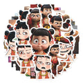 Cartoon Pattern PVC Die Cut Stickers Waterproof and Durable for Holiday Decoration and Collecting