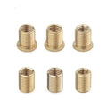 3pcs Brass Adapter Connector Nut Suitable for 12 * 1.25 Knob Thread Adapter Nuts Metal Craft Car Gear Shift Head