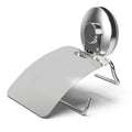 Bathroom Accessories Wall Mount Stainless Steel Tissue Roll Dispenser Toilet Paper Holder Cover Powerful Vacuum Suction Cup