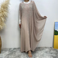 Middle East Dubai Hot Selling Hot Diamond Cardigan Dress Elegant Beautiful Muslim Abaya for Women