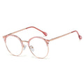 MS 95602 Designer Anti-Blue Light Metal Frame TR90 Cute Round Frame Glasses Fashion Women's Optical Glasses MegaBDM