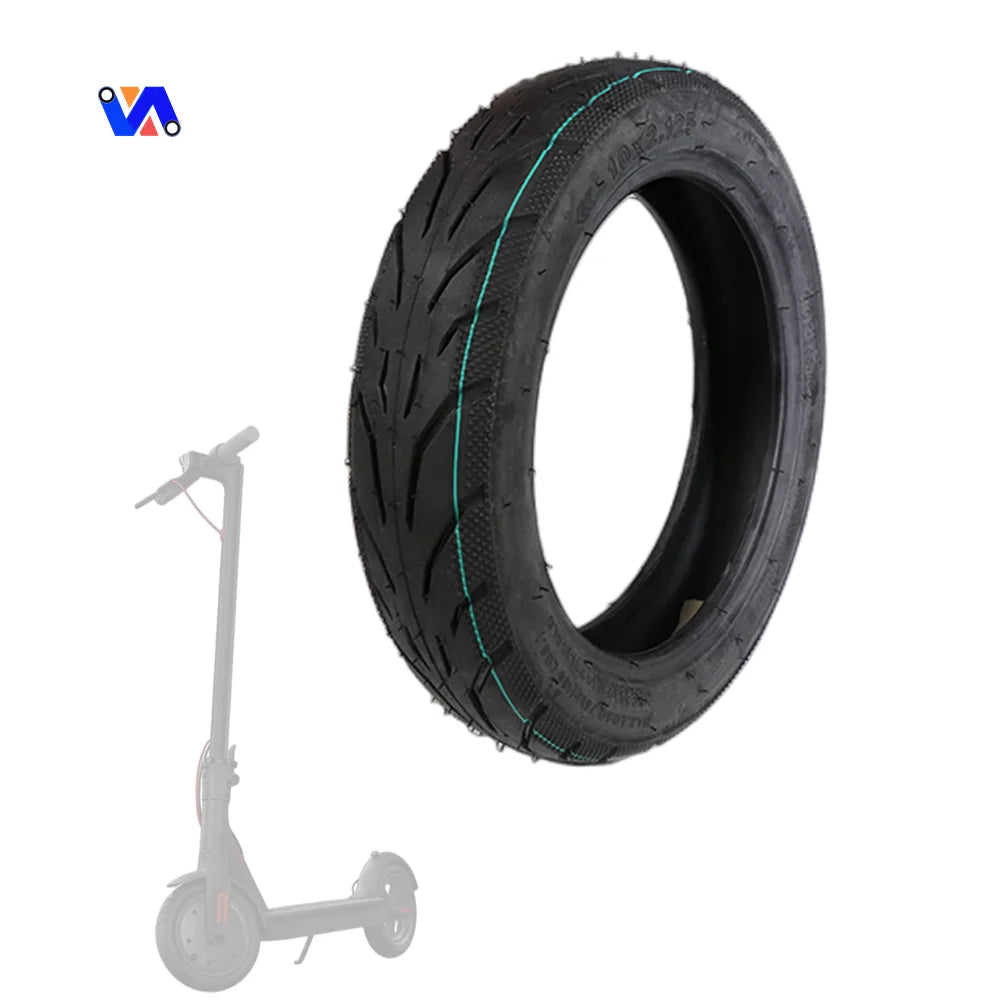 New Image Yuan Xing 10*2.125 Adult External Tyres Solid Xiaomi M365 Pneu Plein Ninebot Scooter Tyre Big Fat Thick Rubber Pneu