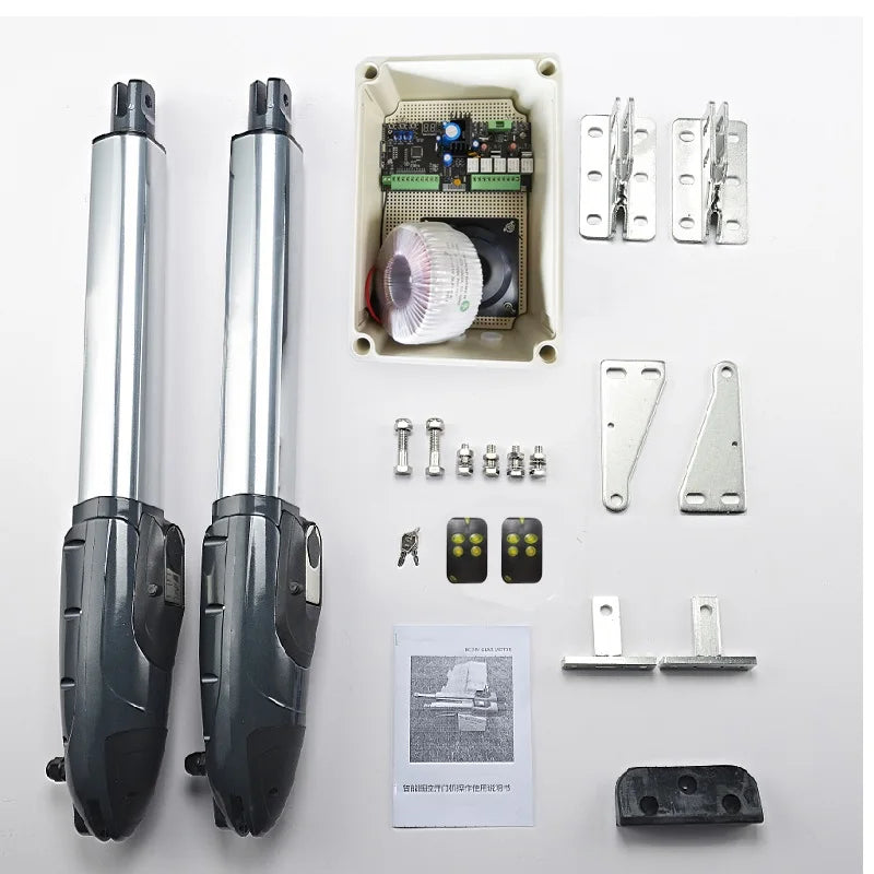 Solar Power DC24V Motor Gate Opener Soft Start and Stop Automatic Swing Gate Opener