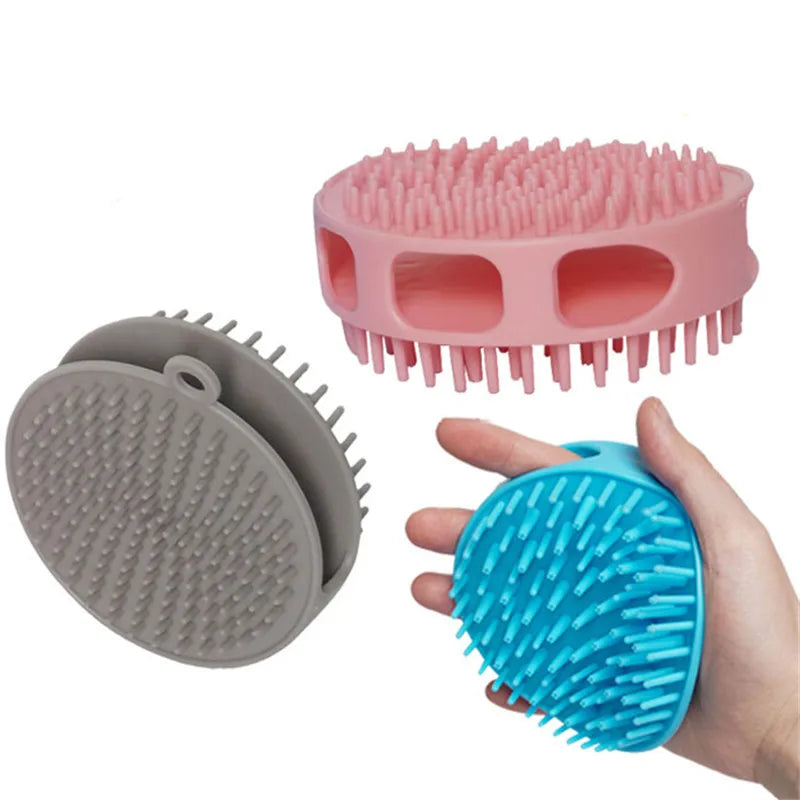 Pet Bath Brush for Cats and Dogs Massage Shower Double-sided Pet Brush Cleaning Product Dog Cat Bathing Brushes