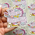 Custom Printed Die Cut Waterproof Glossy Vinyl Label Sticker Custom Color CMYK Offset Printing Cute Anime Cartoon Promotion