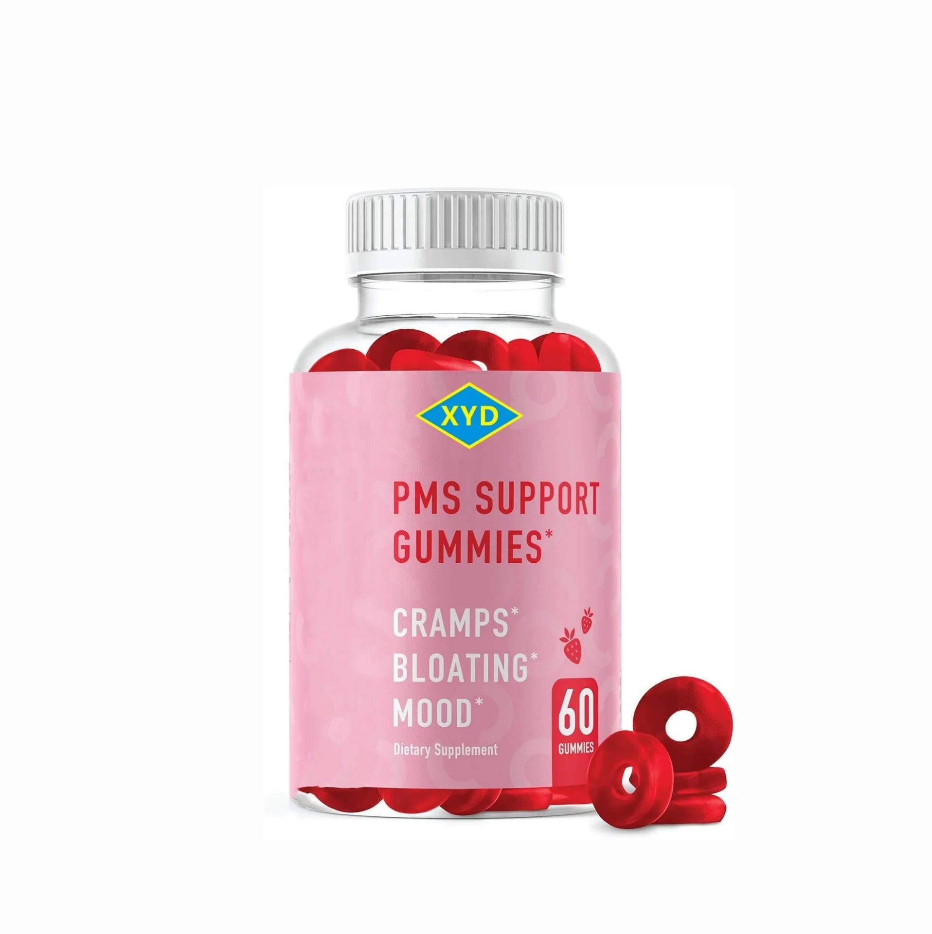 Aeglewell OEM Private Label Period Relief Hormone Balance PMS Gummies for Relief Women's Menstrual Pain PMS Supplements Gummy