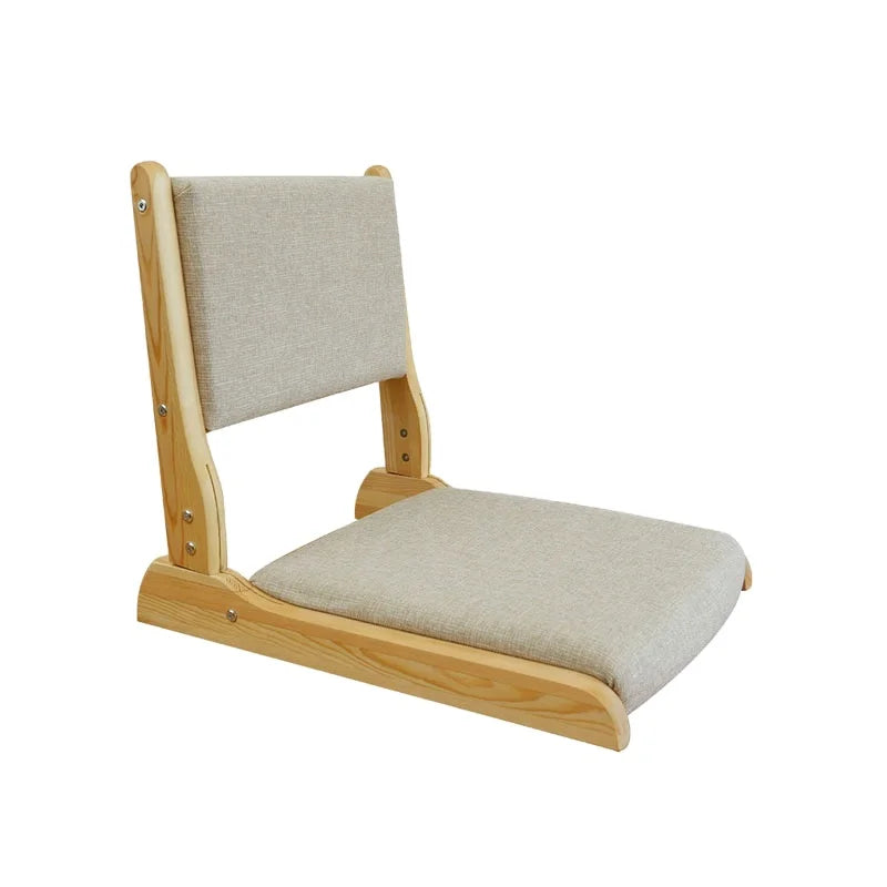 Adjustable Japanese Tatami Linen Lazy Sofa Wooden Living Room Folding Chair Sports & Entertainment Product