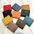 AndoBag Women Short Wallets Genuine Cow Leather Fashion Card Holder