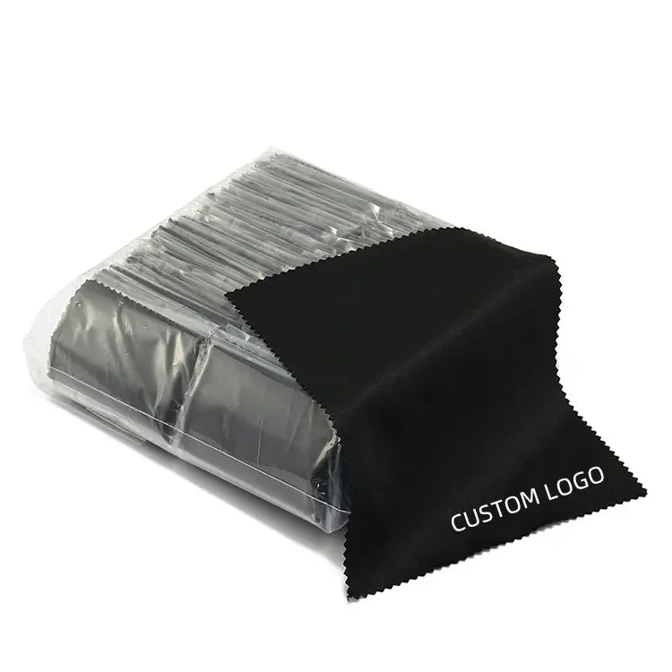 Wholesale Multicolor Custom Microfiber Anti Tarnish Silver Gold Jewellery Jewelry Cleaning Polishing Cloth for Jewelry With Logo