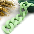 Wholesale Matte Color Acrylic Chains Resin Bags Accessories Diy Acrylic Plastic Necklace Chain for Garments Glasses