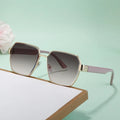 DOISYER Unisex Stylish Metal Frame Sunglasses Fashionable Pilot Style Modern Luxury Trendy Design UV400 Protection Wholesale