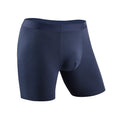 Sporty Men's Plus Long Boxers Breathable Seamless Running Boxers Men's Plus-Size Quarter Underwear
