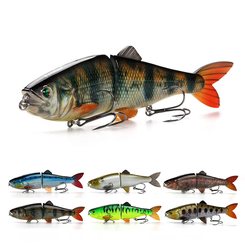Customized 2 Sections Fishing Lure 20cm 90g Deep Diving Swimbait Fishing Shad Lure