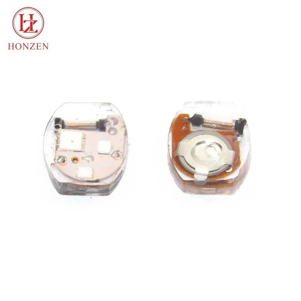 Honzen Color Changed Christmas Decoration Mini Vibration Sensor Flashing RGB LED Light Tri-Color Durable CR1216 Battery IP20