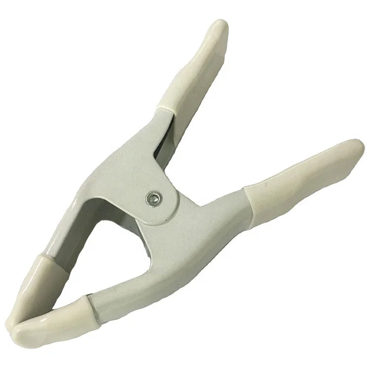 4''Wholesale Heavy Duty Metal Steel Spring A Type Clamp White Clamp Tools Hardware White Metal Clamp