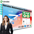85 Inch 4K UHD Android System Interactive Flat Panel Smart Whiteboard School Education Interactive Boards