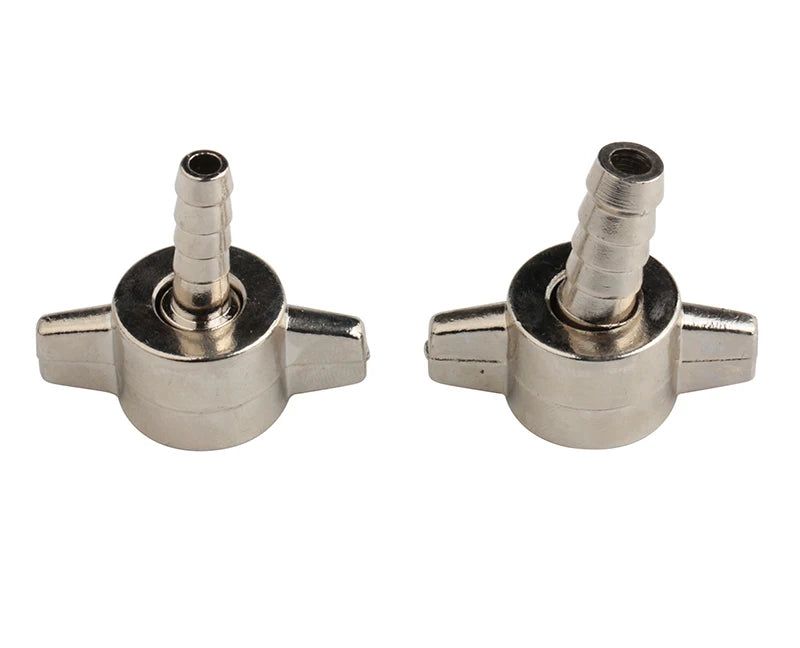 9mm Pneumatic Inflation Hose Connector M16X1.5 Zinc Alloy Chrome Plated Wing Nut Butterfly Nut