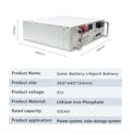 Reliable 51.2V 100Ah Tower Battery LiFePO4 Custom Branding Energy Storage Product Genre Battery Boxes & Racks
