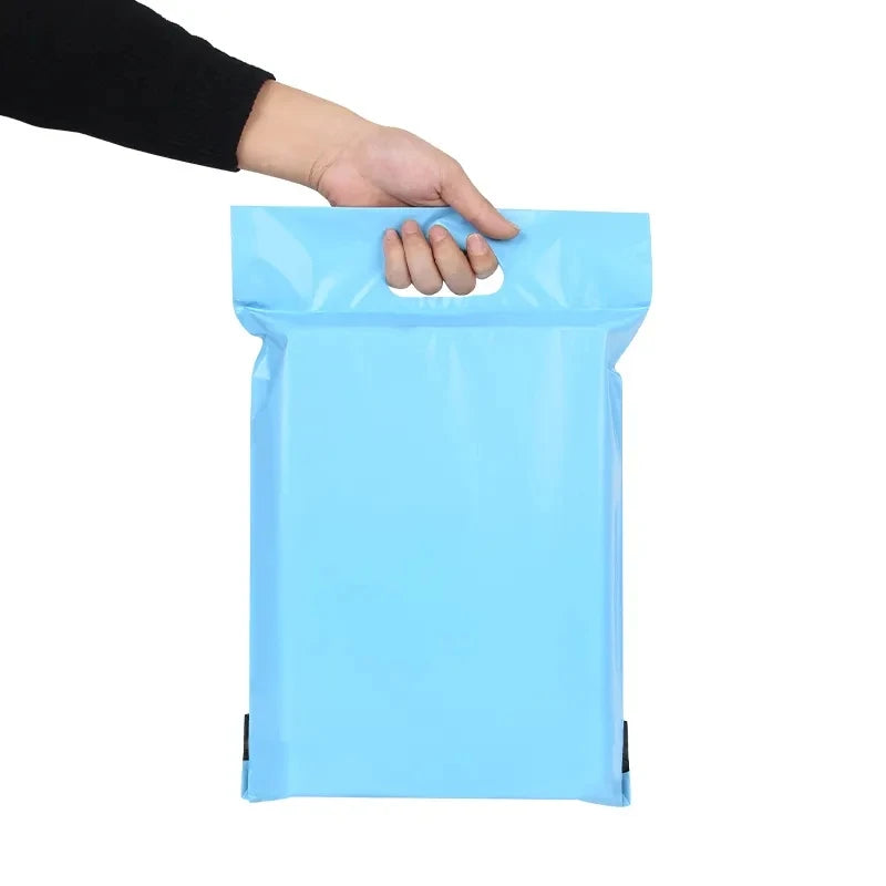 GDCX Poly Mailer Matte Polythene Bag Business Package Poly Mailer With Handlew Packaging Bags for Lip Gloss Mailling Bag