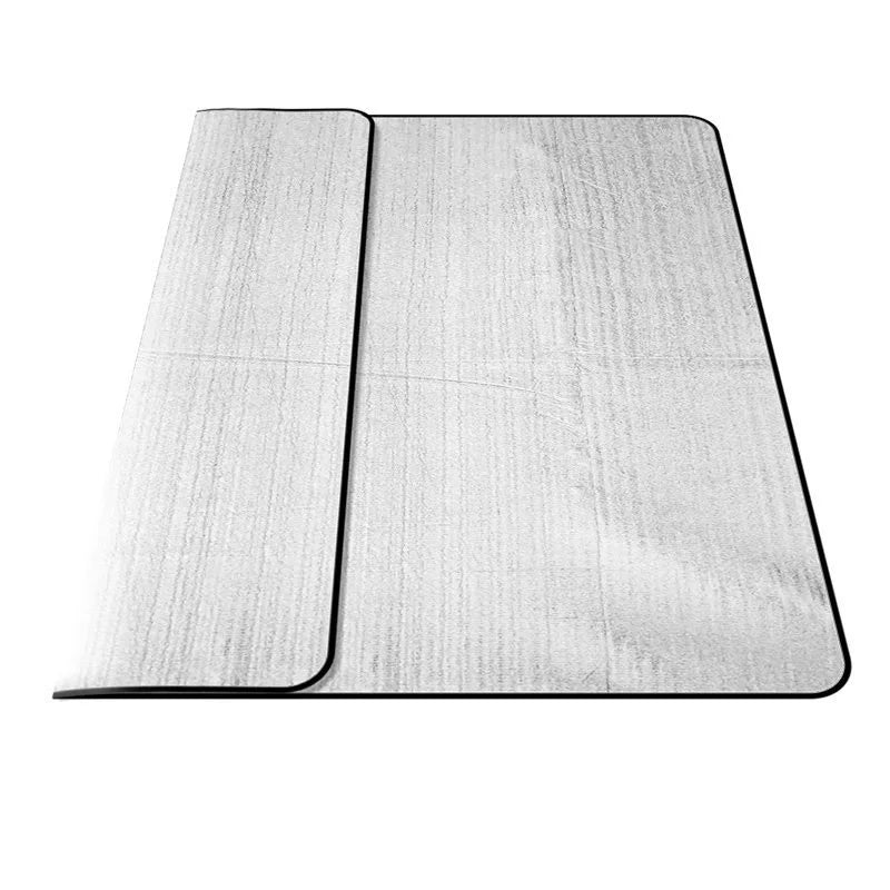 2025 Portable Outdoor Camping Waterproof Survival Blanket PE Aluminum Film Gear Equipment Silver Mat