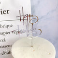 Hot Sale Customized Happy Birthday Acrylic Cake Topper Premium Cake Decorating Supplies