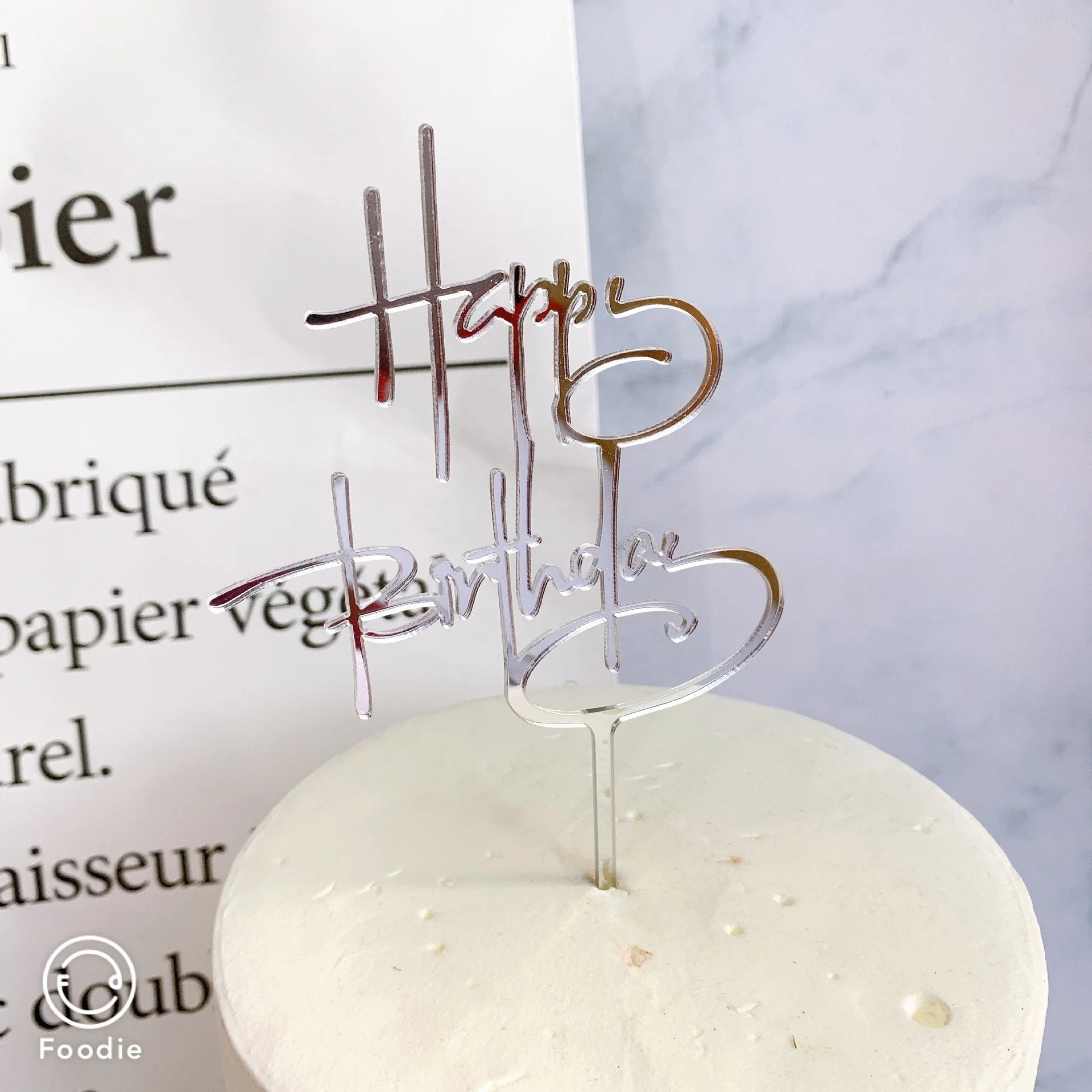 Hot Sale Customized Happy Birthday Acrylic Cake Topper Premium Cake Decorating Supplies