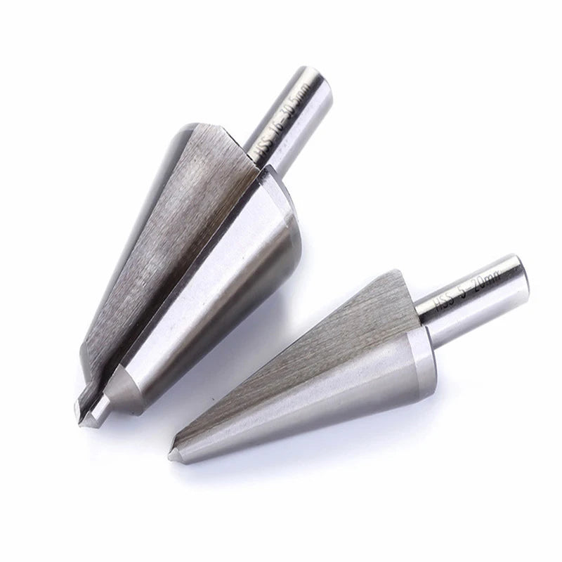 High-Quality Umbrella Step Drill Bit Hss Hole Diameter 3-14/5-20/16-30.5mm Silver Drill Bit