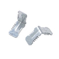Manufactory Direct Customizable Zinc Plated Iron Aluminium Alloy Profile 90 Degree L-Shaped Corner Connector Sturdy Connection
