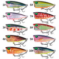3D Popper Lures Fishing Bait  4cm 3.2g Popper Fishing Lures Artificial Fishing Lure