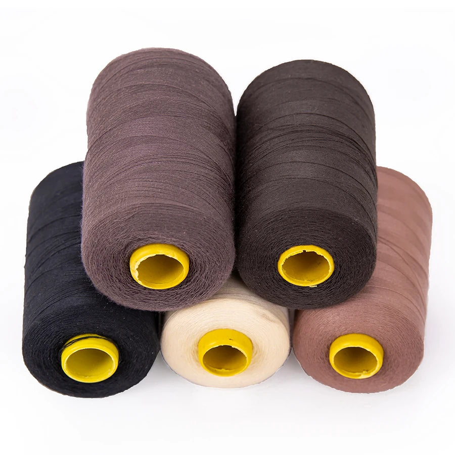AliLeader 5colros Optional Wig Making Weaving String Hair Sewing Thread 100% Cotton Thread for Wig Making