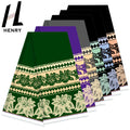 Factory Supply Beautiful Islander Traditional Floral Pattern Polyester Printed Fabric for Skirt