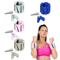 NQ SPORTS Adjustable Triangle 2Ib/Pair Waterproof Wearable Strength Gym Workout Silicone Bracelet Weighted Wrist Bands Bracelet
