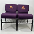 Modern Design Church Chairs Customized Stackable Metal Church Chairs Interlocking Padded Chairs Theater Furniture