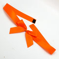Wholesale Satin Bow Accessories Handmade Colorful Bow Hook Loop Grosgrain Ribbon Bow for Box Wrapping