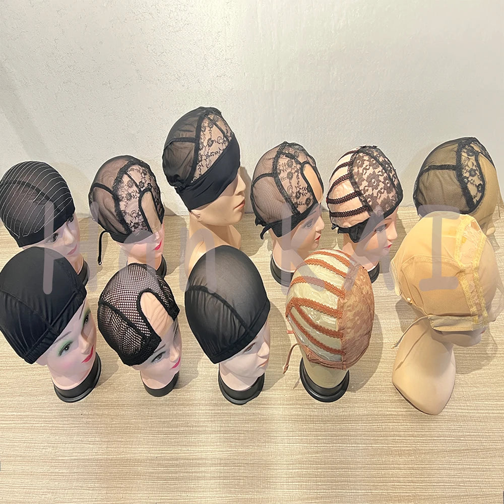 Wholesale Mono Dome Wig Cap With Lace Closure 13x4 13x6 360 Full Lace with Adjustable Straps Wig Cap for Wig Making