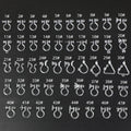 Hypoallergenic Transparent Resin DIY Earrings Accessories U Shaped Droplet Design Clip-On No Pierced Jewelry Making