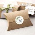 Creative Gift Box Seal Sticker Thank You Envelope Mouth Sticker for Candle and Craft Use Handmade Paper Printing