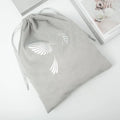 Recyclable Luxury Soft Velvet Dust Bags Gift Drawstring Packaging Shoe Bag Custom Logo Printed Screen Printing for Fur Clothing
