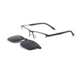 2025 Latest Optical Metal Sunglasses Frames with Magnetic Clip-On Available in Yellow Red Blue