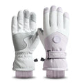 Hot Sale Women's Outdoor Sports Gloves Cycling Ski Gloves Velvet Warm Snowing Waterproof Winter Breathable Windproof Spandex