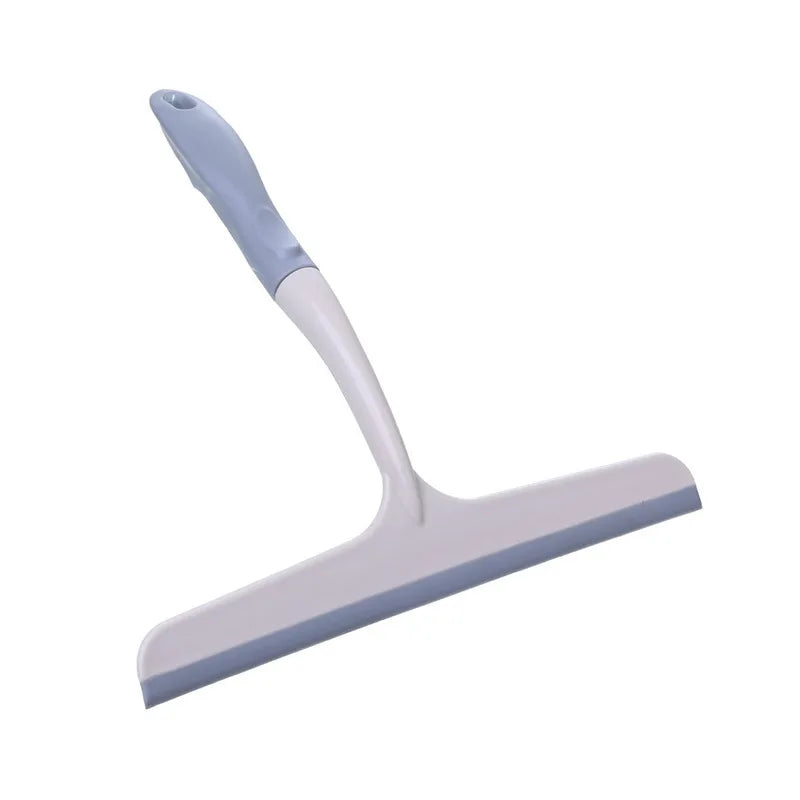 Single-Sided Household Silicone Wipe Plastic Handle Bathroom Cleaning Mirror Scraper Wall Glass Window Wiper