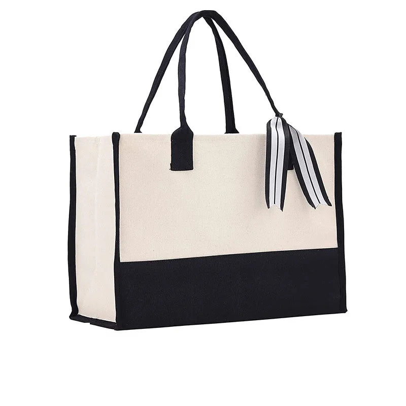 Wholesale Customizable Strong Durable Jute Tote Bag Recyclable Blank Classic Fashion Fruit Shopping Bags with Custom Logo